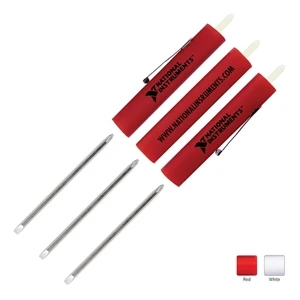 Super Tri-ad (tm) - Super Tri Ad Triangular Screwdriver/reversible Blade With Dip Switch Tool