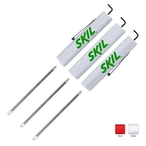 Super Tri-ad (tm) - Super Tri Ad Triangular Screwdriver/reversible Blade With Key Hex Tool Top