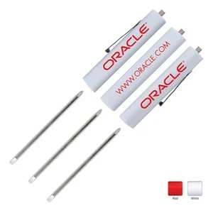 Super Tri-ad (tm) - Super Tri Ad Triangular Screwdriver/reversible Blade With Magnet Top