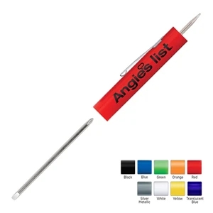 Big Jake (tm) - Big Jake Reversible Blade Pocket Screwdriver With Micro Blade Tool Top