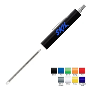 Big Jake (tm) - Big Jake Reversible Blade Pocket Screwdriver With 7/32 Slotted Bit Tool Top