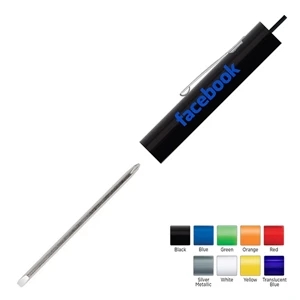 Big Jake (tm) - Big Jake Reversible Blade Pocket Screwdriver With Straight Hex Tool Top