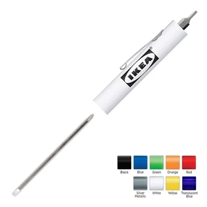 Big Jake (tm) - Big Jake Reversible Blade Pocket Screwdriver With #10 Star Tool Top