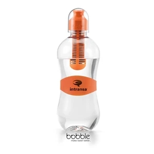 Bobble (r) - 18.5 Oz Filtered Water Bottle With Carbon Filter And Customizable Non-slip Band