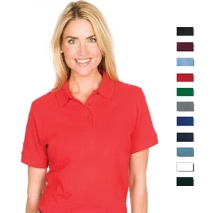 Omni (tm) - Bimini Blue - 2 X L - Ladies' 5.5 Oz/185gsm 60% Cotton/ 40% Polyester Knit Polo