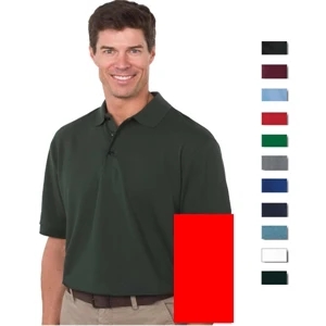 Omni (tm) - Bimini Blue - 2 X L - 5.5 Oz/185gsm 60% Cotton/ 40% Polyester Knit Polo