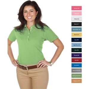 Reebok (r) Superior - Bimini Blue - X S - X L - Ladies' 6.8 Oz/ 230gsm 100% Cotton Superior Basic Pique Polo