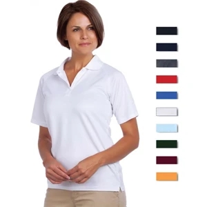 Reebok (r) X -treme - Black - X S - X L - Ladies' 4.3 Oz/ 142gsm 100% Polyester Polo