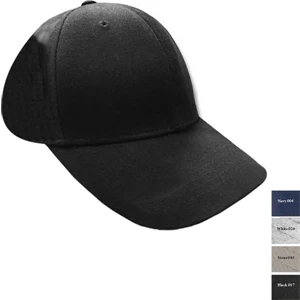 Reebok (r) - Black - 65% Polyester/ 35% Cotton Structured Brushed Twill Cap