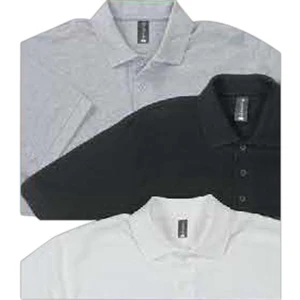Emergency Services - Black - 100% Combed Ringspun Cotton Polo Shirt With No Curl Collar. Opportunity Buy