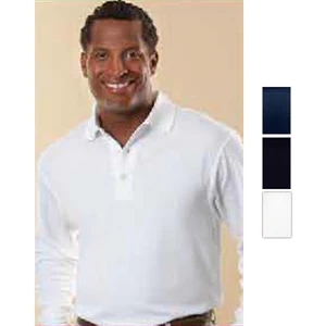 Player Series - Black - 5.5 Oz, 60% Cotton/40% Polyester Mesh Polo Shirt. Opportunity Buy