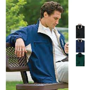 Brentwood - Black-khaki - Wind And Water Resistant Jacket With Poly-oxford Shell. Opportunity Buy