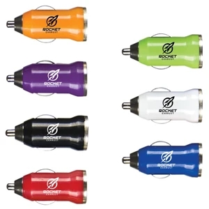 Rocket - Catalog 5-7 Day Production - Usb Charger, Conveniently Charges Cell Phone, Mp3 Players And Other Devices