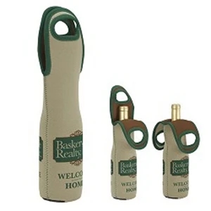 High Quality Neoprene (wetsuit Material) Tote Fits Two - 750ml Wine Bottle