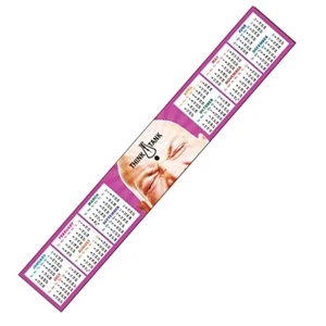 Adhesive Laminated Calendar/chart-11 X 1.75 (square Corners). Make The Message Stick