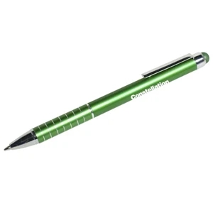 Bartlett - Aluminum Barrel Pen With Stylus Tip. Black Ink. Twist Action