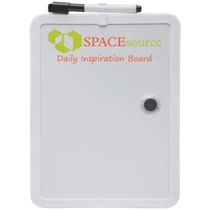 Dry Erase Board With Marker/eraser, Clear Magnet, Mounting Magnets And Tape