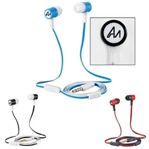 Isolation Stereo Earphone With Built-in In-line Microphone With Your Logo Printed