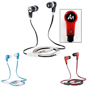 Isolation Stereo Earphone With Built-in In-line Microphone With Your Logo Printed