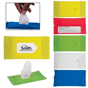10 Alcohol-free Single Use Disposable Sanitizer Wipes In Re-sealable Foil Pouch