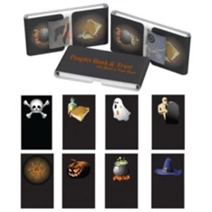 Spidertac (r) - Halloween Flags & Tabs; 60 Flags Per Dispenser; 8 Different Collated Flags
