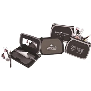 The Triplette - Cosmetic Bag With Mirror And Tissue Holder (tissues Included). Imported