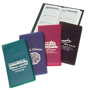 The Deluxe - Weekly Pocket Planner/calendar With 128 Pages And Vinyl Cases