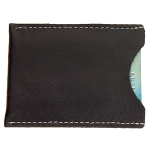 Concord - Black - Magnetic Money Clip Card Case Made Of Top Grain Cowhide Leather