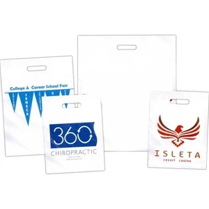 11" X 15" - Low Minimum, Low Density Polyethylene Plastic Take Home Bags