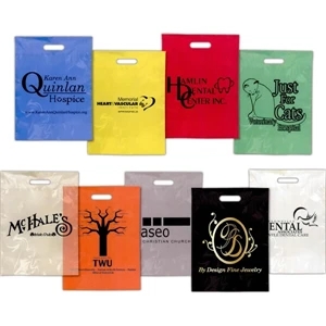9" X 12" - Full Color Low Minimum, Low Density Polyethylene Colored Plastic Grab Bag