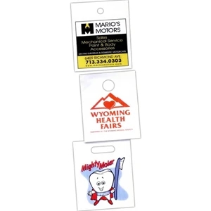 Custom Printed Standard Style, Litter Bag With 3/4" Die-cut Hole, 7 1/2" X 9"