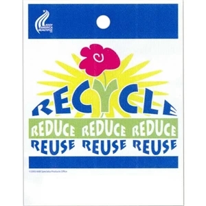 Recycle Reduce Reuse - Stock Design Single Wall 9" X 12" Litter Bag With Front Opening