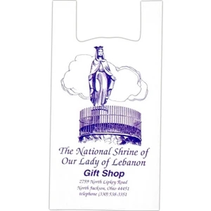 12" X 6" X 24" - Custom Printed Grip Bag With T-shirt Style Handles And 6" Side Gusset