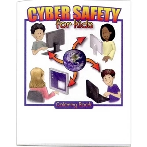 Cyber Safety For Kids - Prevention And Safety Coloring Activity Book With 8 Pages