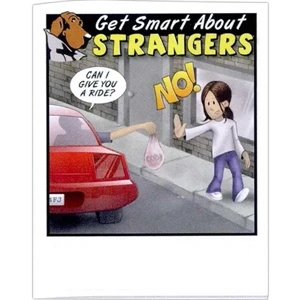 Get Smart About Strangers. - Prevention And Safety Coloring Activity Book With 8 Pages