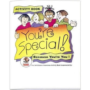 You're Special Because You're You - Prevention And Safety Coloring Activity Book With 8 Pages