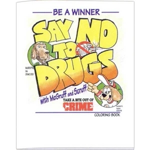 Be A Winner Say No To Drugs - Prevention And Safety Coloring Activity Book With 8 Pages