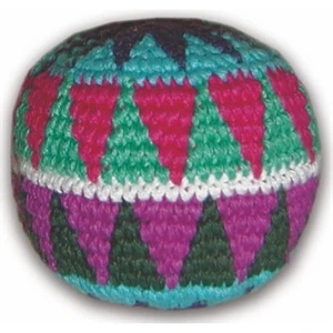 Official Footbags (tm) - Handmade Guatemalan Crocheted Foot-bag/hacky Sack