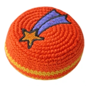 Official Footbags (tm) - Hand Crocheted Guatemalan Footbag In Cotton Or Hemp
