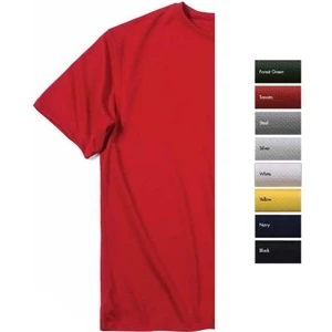 Boulder - 3 X L - Unisex Jacquard Textured Syntrel(tm) Training Short Sleeve Crewneck T-shirt