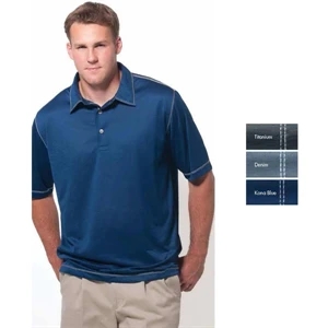 Key West - S- X L - Short Sleeve Syntrel(tm) 100% Microfiber Polyester Polo