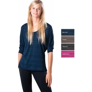 Donna - S- X L - 3/4 Sleeve Syntrel(tm) Dolman Tee, 92% Polyester, 8% Lycra(r)