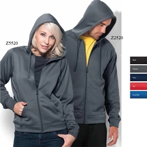 Competition-w - X S- X L - Women's Hooded Full Zip Performance Fleece Sweatshirt