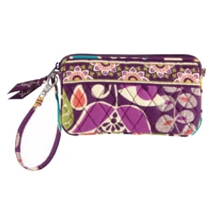 Vera Bradley - Bittersweet - Wristlet With Zipper And Four Card Pockets. Blank