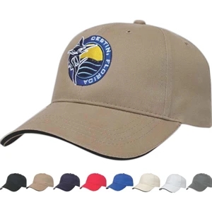 X -tra Value X Series - Low Profile Six Panel Structured Cap With Two Piece Velcro