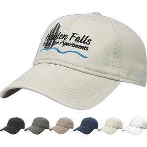 Classic Series - Relaxed Six Panel Unstructured Golf Cap, Fabric Strap With Two Piece Velcro