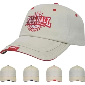 Classic Series - Low Profile Six Panel Soft Structured Sandwich Loop Label Cap