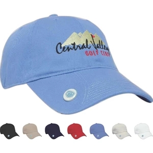 Golf And Resort Collection - Medium Profile Six Panel Unstructured Ball Marker Cap