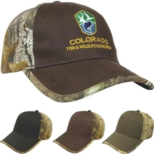 Camouflage Series - Medium Profile Six Panel Camouflage Structured Chino Twill Cap