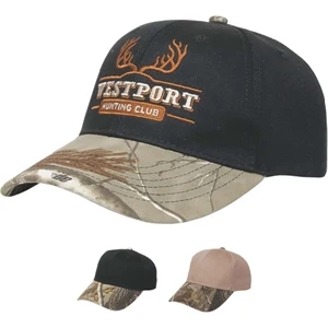 Camouflage Series - Medium Profile Six Panel Structured Camouflage Visor Cap
